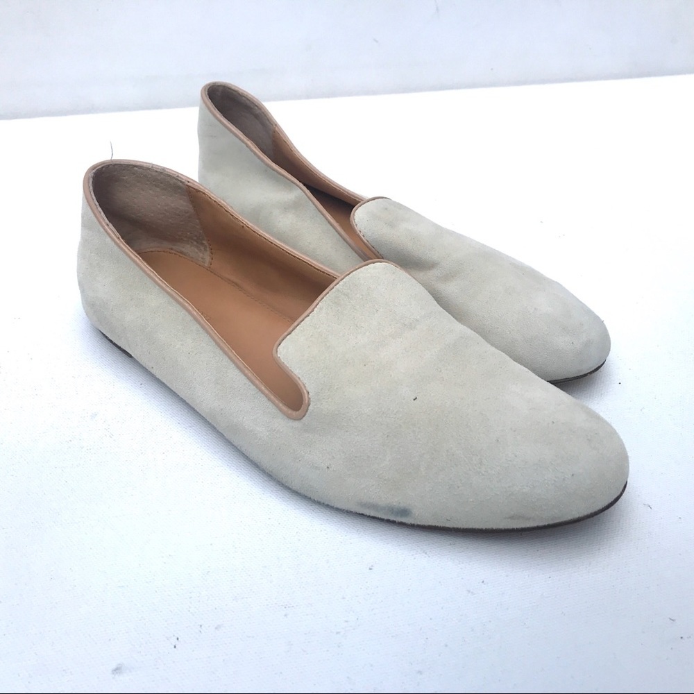 J. crew j crew Addie flat shoes 8 loafer cream